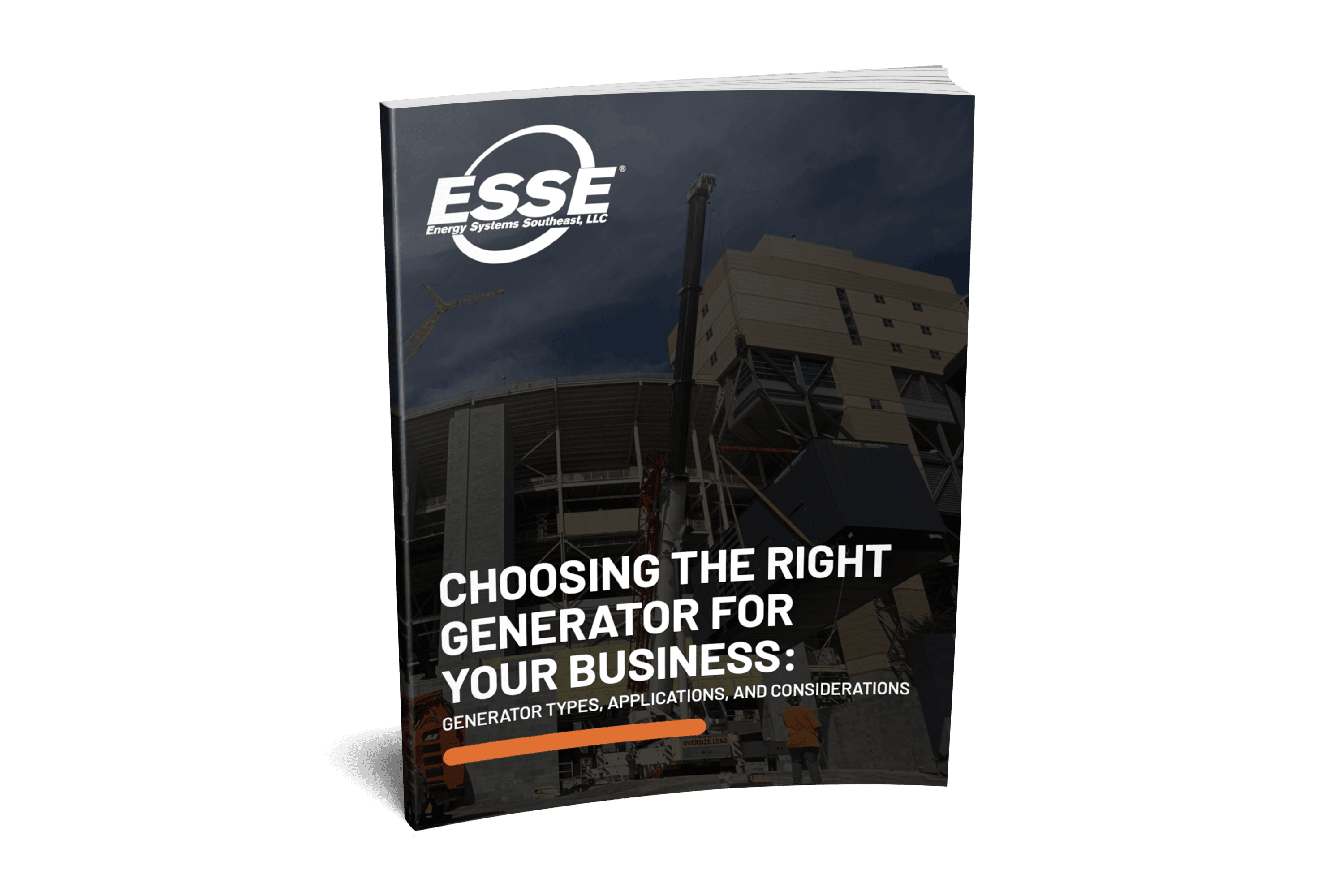 3D design for the ESSE LLC corporate capability brochure and power systems guide.