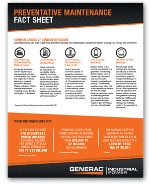 Preventative Maintenace Fact Sheet