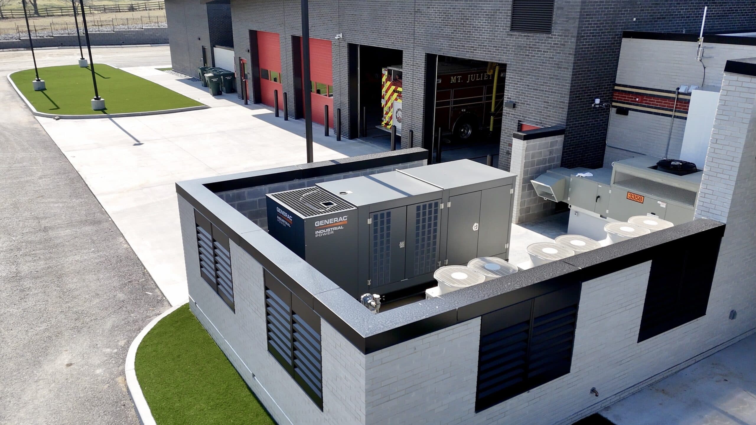 Mt Juliet Fire Station - 300kW Natural Gas Generator